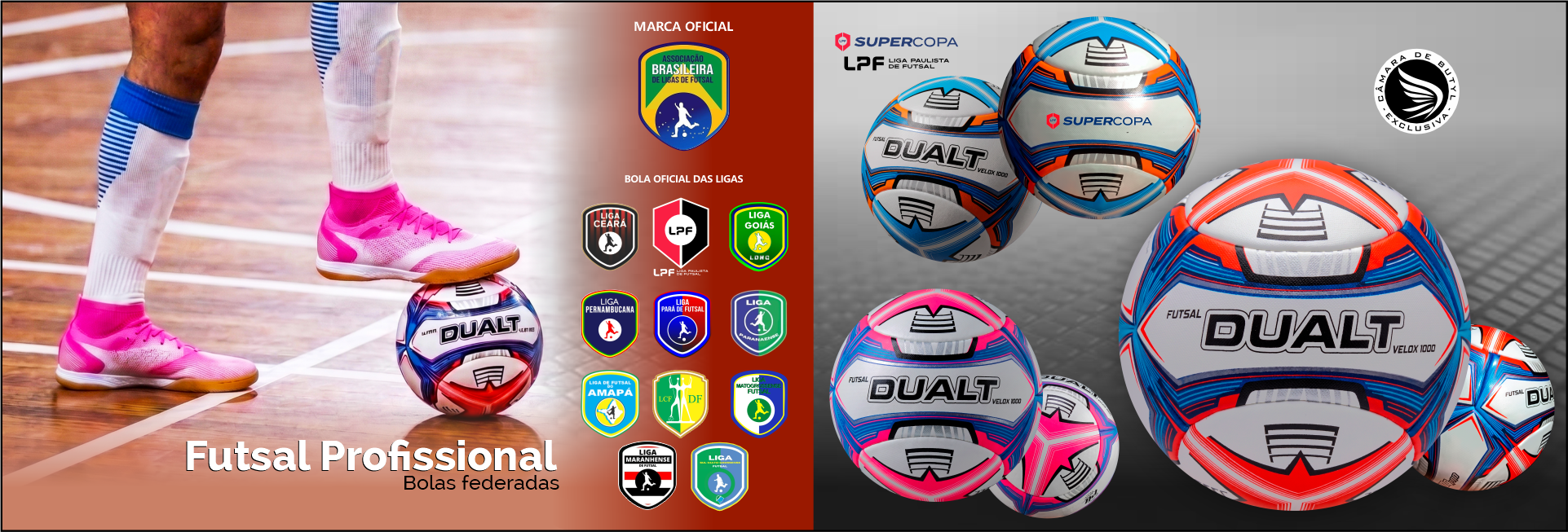 Rota da Bola Banner Futsais